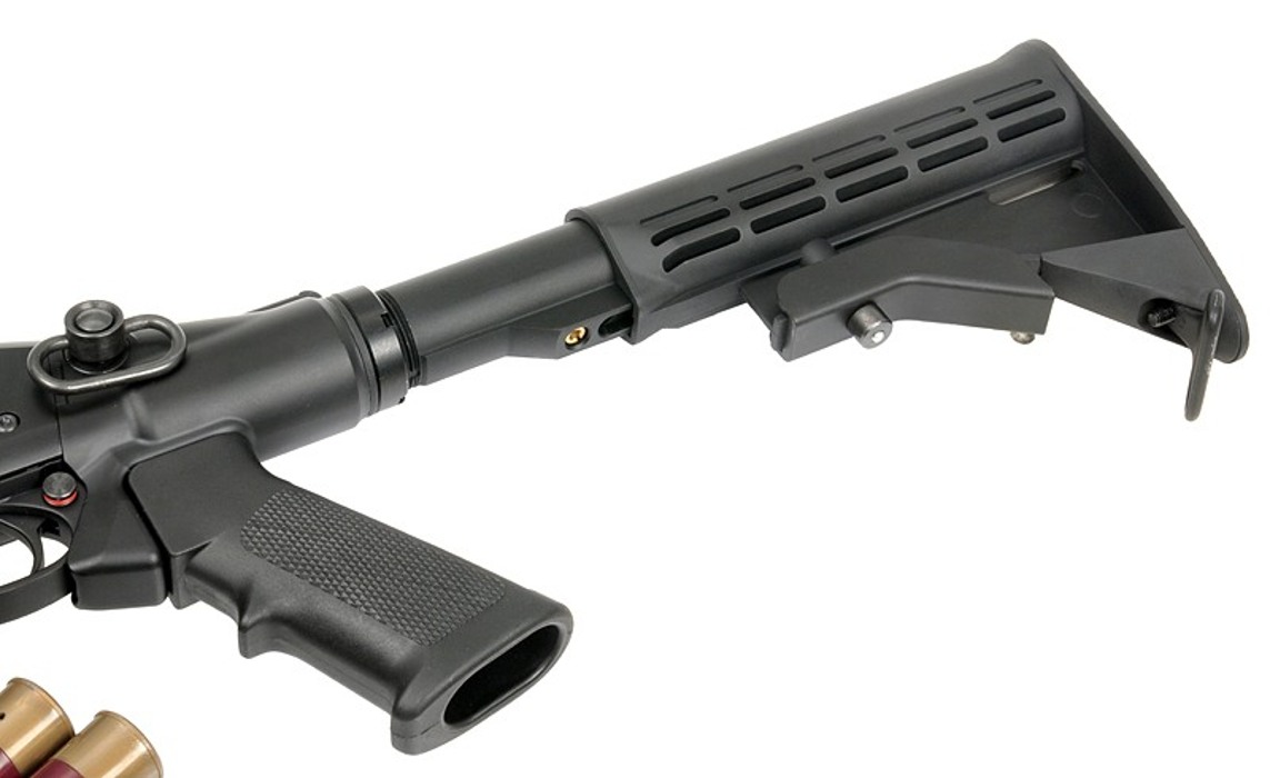 Дробовик M8871 Shotgun (Green Gas Powered) - Black Golden Eagle фото 11