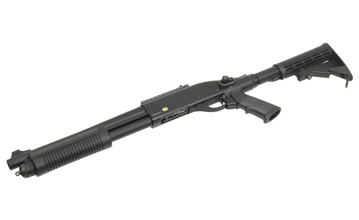 Дробовик M8871 Shotgun (Green Gas Powered) - Black Golden Eagle фото 4