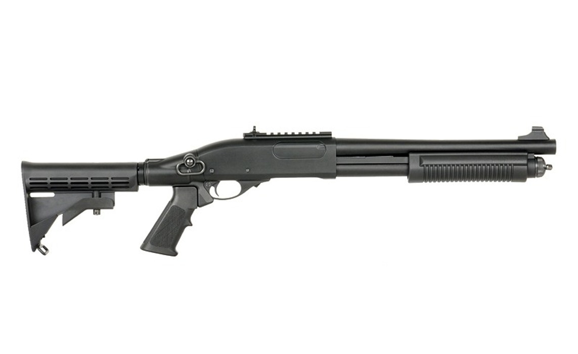 Дробовик M8871 Shotgun (Green Gas Powered) - Black Golden Eagle фото 2