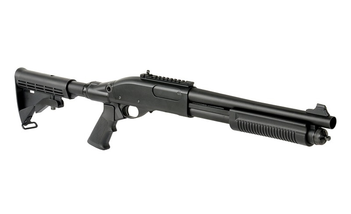 Дробовик M8871 Shotgun (Green Gas Powered) - Black Golden Eagle фото 5