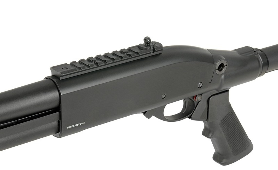 Дробовик M8871 Shotgun (Green Gas Powered) - Black Golden Eagle фото 9