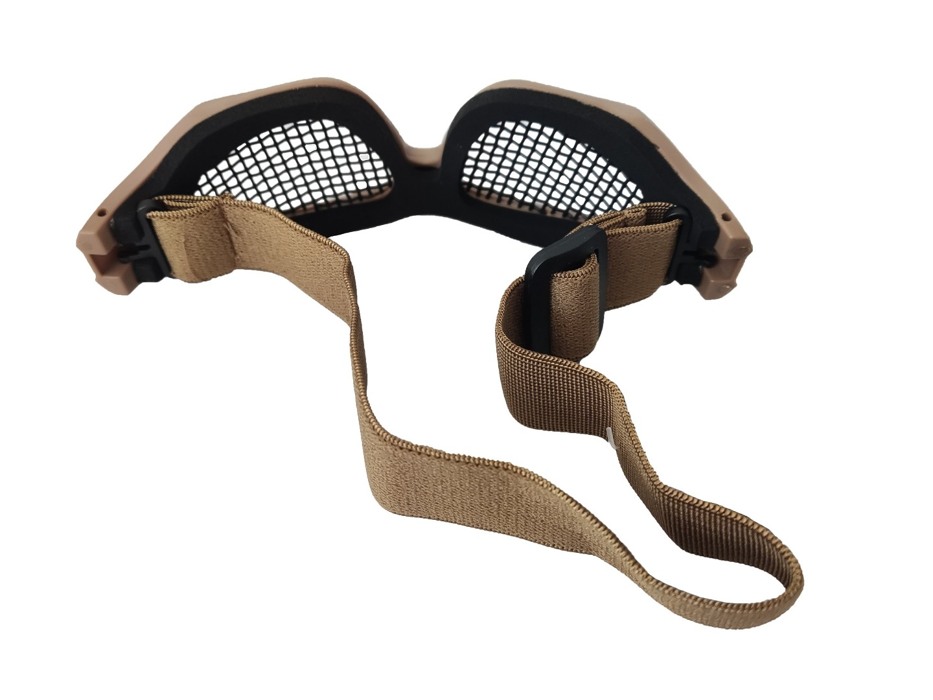 Очки-сетка STRIKER V3 TAN большие фото 4