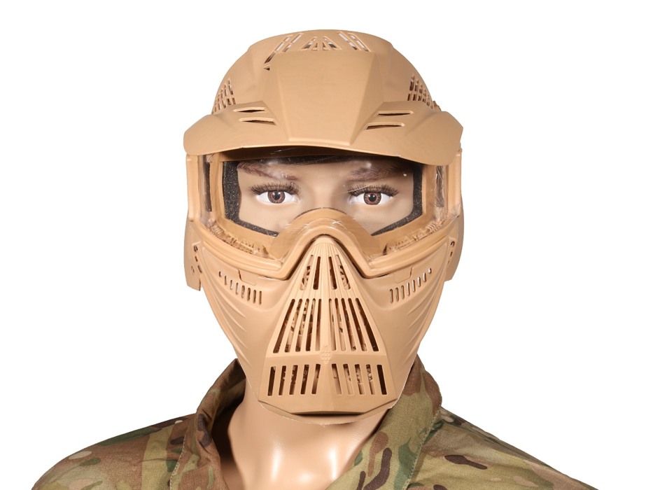 Маска захисна Guardian glass mask v.2 TAN Guerilla фото 2
