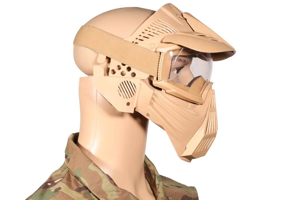 Маска захисна Guardian glass mask v.2 TAN Guerilla фото 4