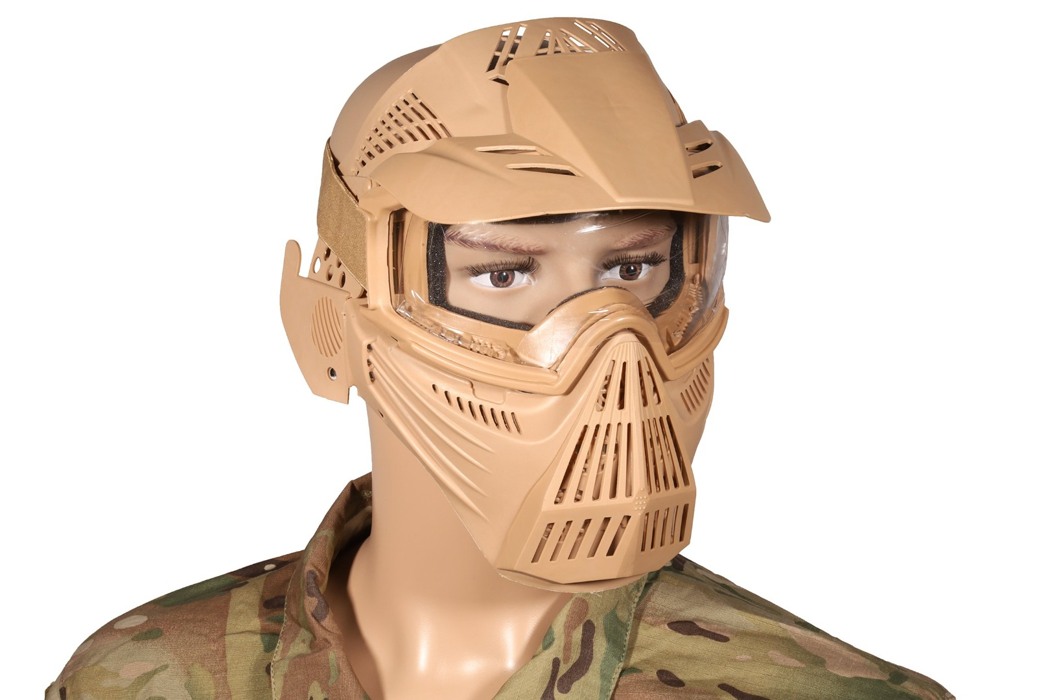 Маска захисна Guardian glass mask v.2 TAN Guerilla фото 3