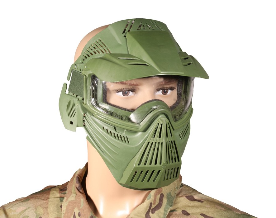 Маска захисна Guardian glass mask v.2 Olive Guerilla фото 2