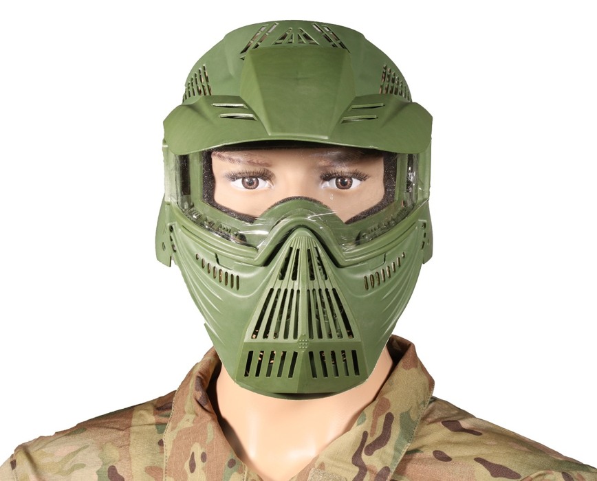 Маска захисна Guardian glass mask v.2 Olive Guerilla фото 3