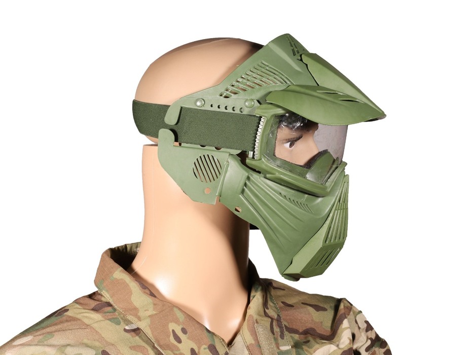 Маска захисна Guardian glass mask v.2 Olive Guerilla фото 6