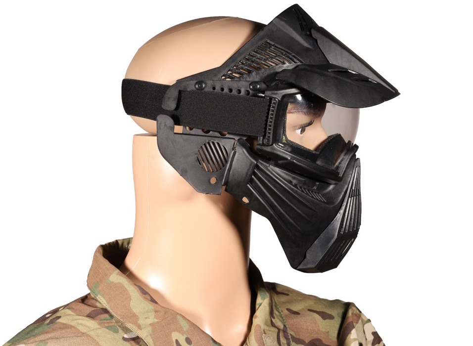 Маска захисна Guardian glass mask v.2 Black Guerilla фото 4