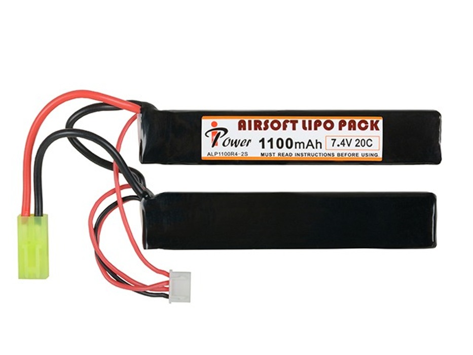 АКБ Li-Po 1100mAh 7,4 V 20C IPower фото 1