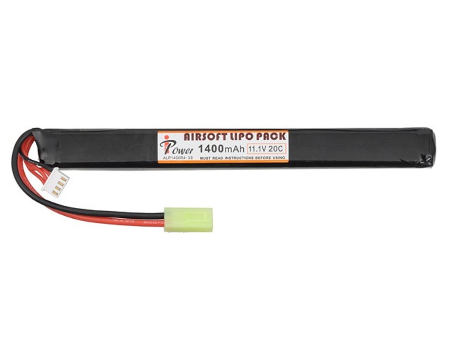АКБ Li-Po 1400mAh 11,1V 20C моноблок IPower фото 1