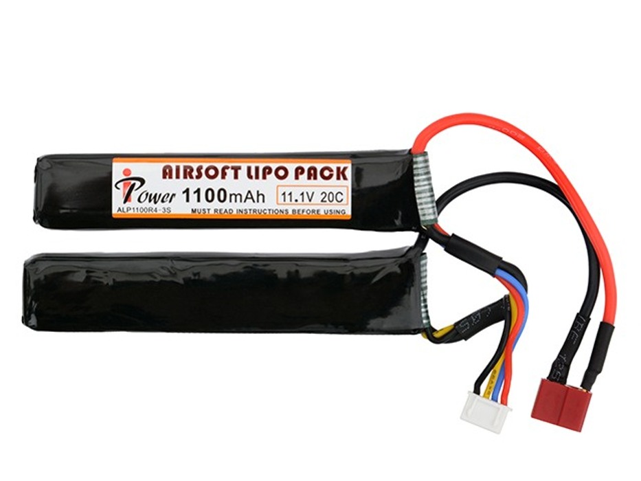 АКБ Li-Po 1100mAh 11,1V 20C т-конектор IPower фото 1