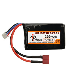 АКБ Li-Po 1300mAh 7,4 V 20C IPower T-Connector