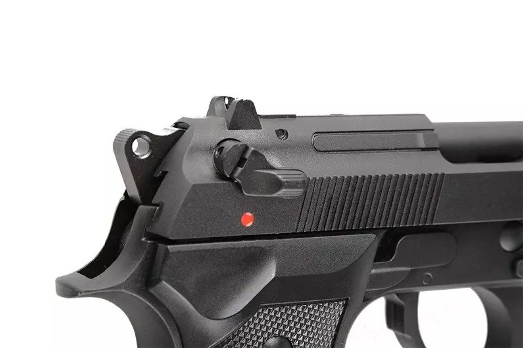 Пістолет Beretta M9A1 Metal Green Gas KJW фото 7