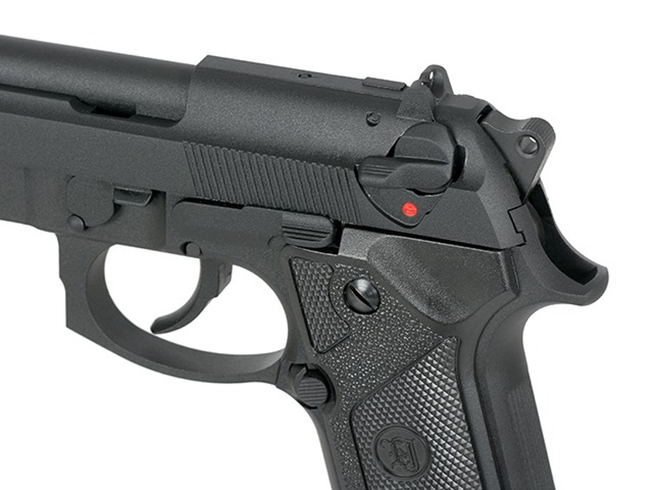 Пістолет Beretta M9 Vertec Metal Green Gas KJW фото 8
