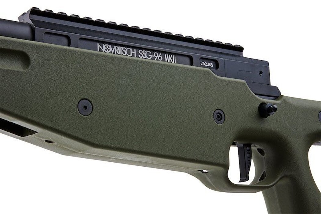 Снайперська гвинтівка SSG96 Mk2 S4S40G Novritsch Olive фото 7