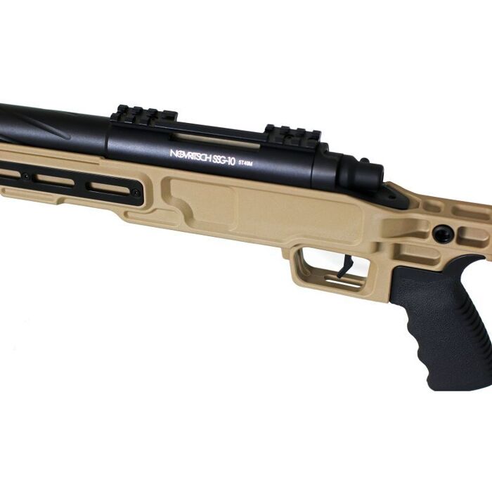 Снайперская винтовка SSG10 A3 Spring flat dark earth Novritsch фото 4