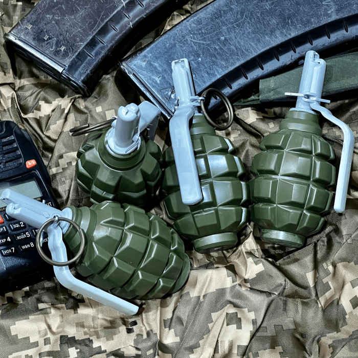 Граната имитационно-тренировочная с активной чекой Ф-1М Pyrosoft фото 6