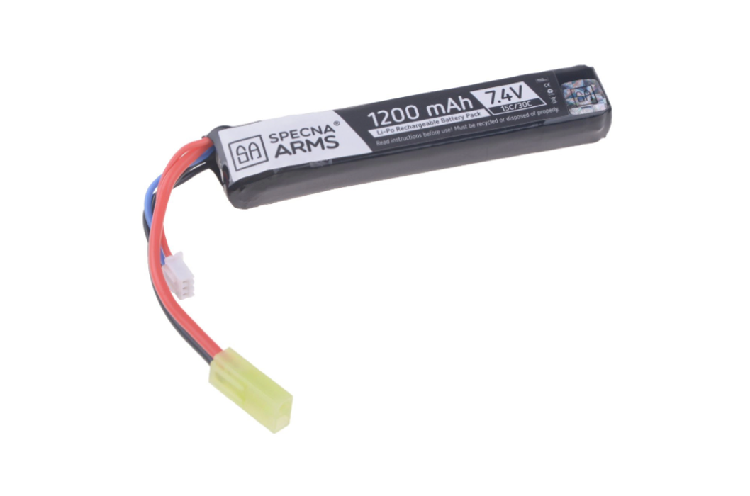 АКБ Li-Po 1200mAh 7,4 V 15C/30C моноблок SPE фото 1