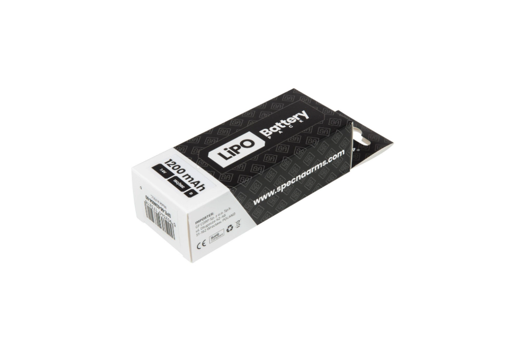 АКБ Li-Po 1200mAh 7,4 V 15C/30C моноблок T-Connector SPE фото 2