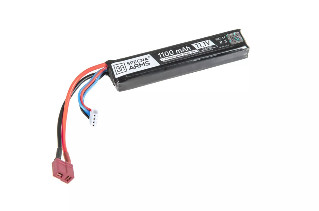 АКБ Li-Po 1100mAh 11,1 V 20C/40C моноблок SPE фото 1