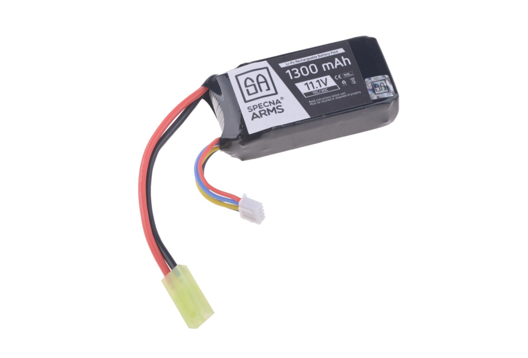 АКБ Li-Po 1300mAh 11,1 V 15C/30C моноблок SPE фото 1