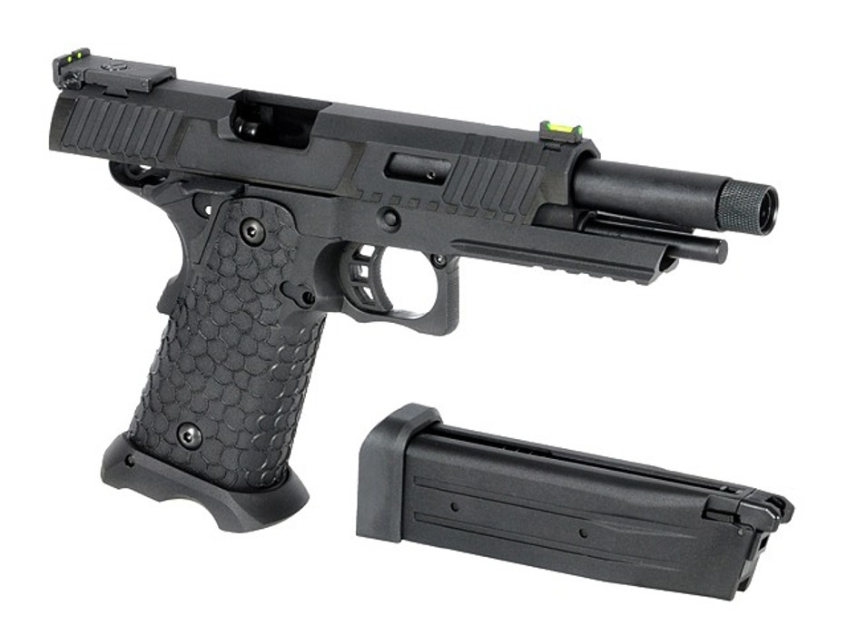 Пистолет HI-CAPA Baba Yaga EX (Dual Powered GAS/CO2) - Black [SRC] фото 8