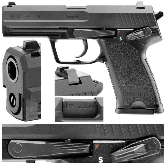 Пістолет H&K USP P8 A1 6 mm 2.6438 Umarex фото 10