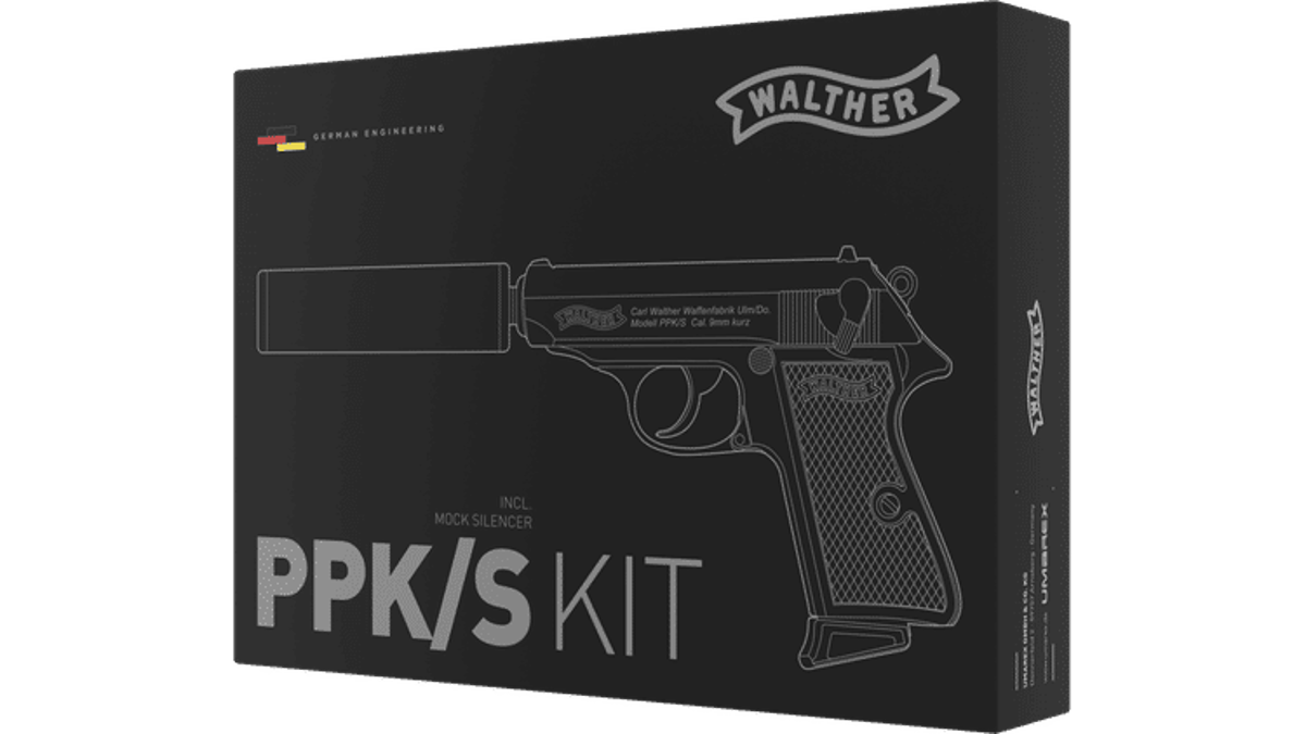 Пістолет Walther PPK/S з глушником 2.6558 [Umarex] фото 4