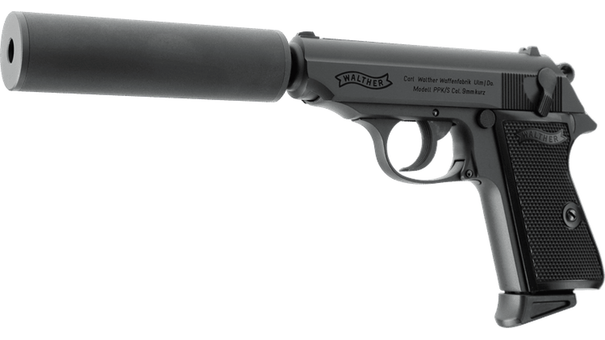 Пістолет Walther PPK/S з глушником 2.6558 [Umarex] фото 2