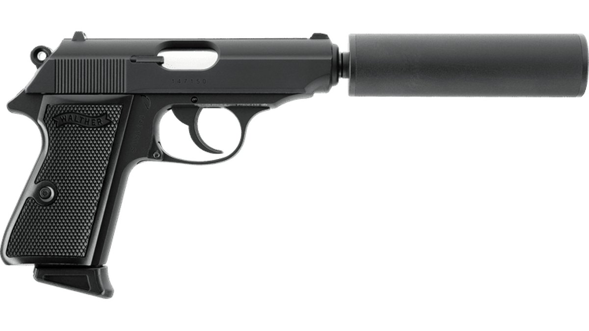 Пістолет Walther PPK/S з глушником 2.6558 [Umarex] фото 3