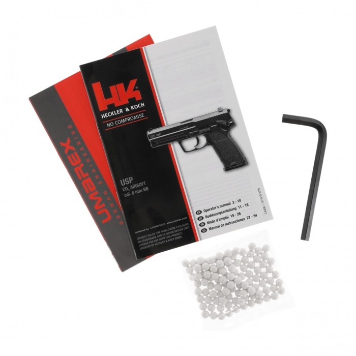 Пистолет H&K USP 6 mm CO2 2.6356 Umarex фото 9