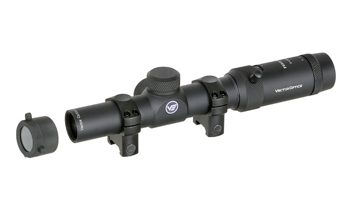 Приціл оптичний FORESTER JR Victoptics 1-4x24 [Vector Optics] фото 1