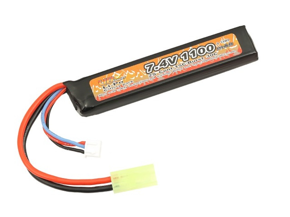 АКБ Li-Po 1100mAh 7,4 V 15C /30C моноблок міні-тамія VB фото 3