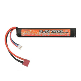 АКБ Li-Po 1200mAh 7,4V 20/40C T-конектор моноблок VB