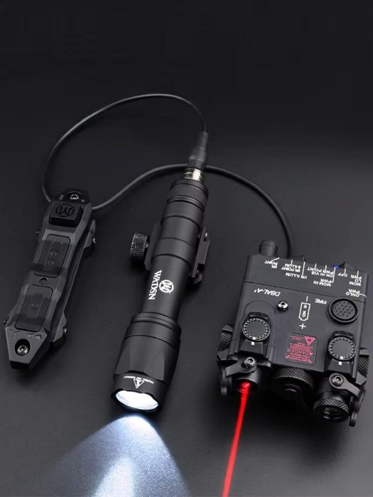 Тактичний блок Steiner AN/PEQ-15A DBAL-A2 Blue лазер + ліхтар+виносна кнопка black Wadsn фото 3