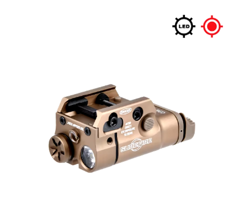 Тактичний світлодіодний ліхтар SF XC2 red laser DE WADSN фото 1