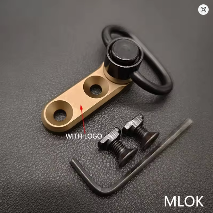 Антабка CNC Tactical KAC M-LOK QD Tan фото 1
