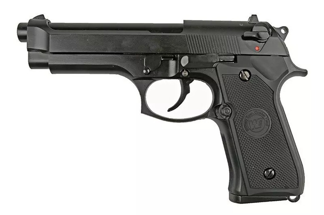Пістолет Beretta M92 v.2 GBB Black Full Metal (LED Box) WE фото 1