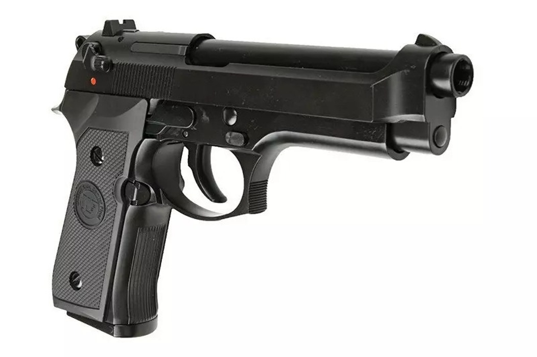 Пістолет Beretta M92 v.2 GBB Black Full Metal (LED Box) WE фото 3