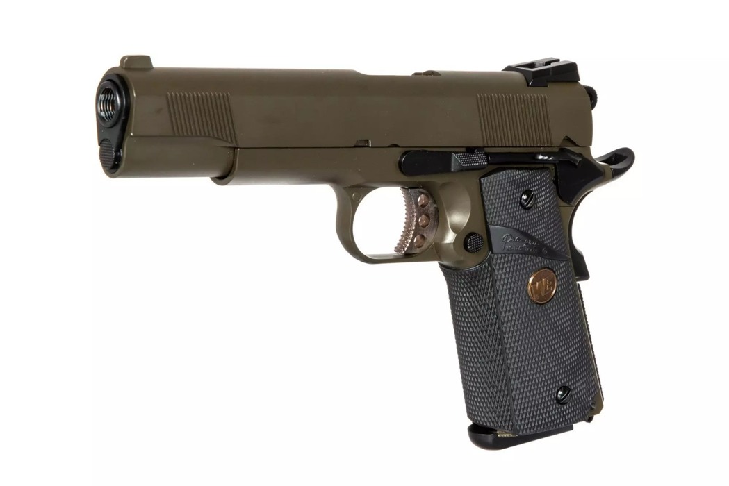 Пистолет SOCOM MEU Full Metal без ріс кріплення Olive WE фото 2