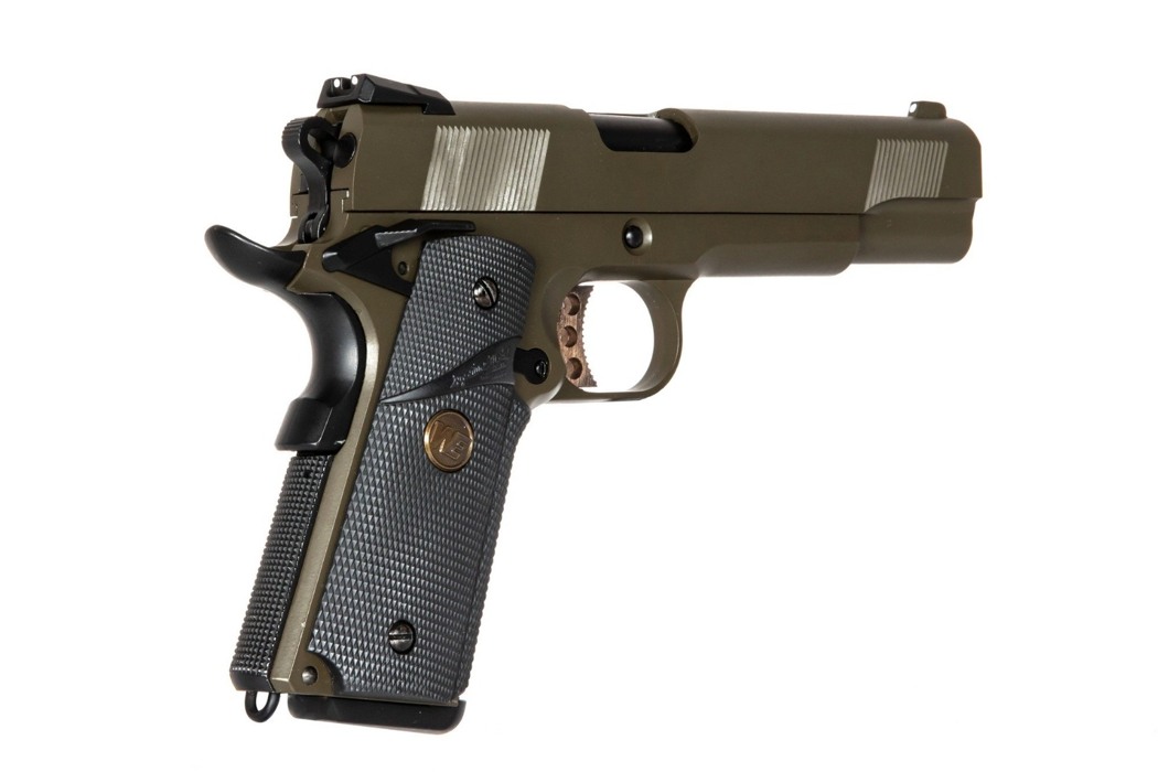 Пистолет SOCOM MEU Full Metal без ріс кріплення Olive WE фото 6