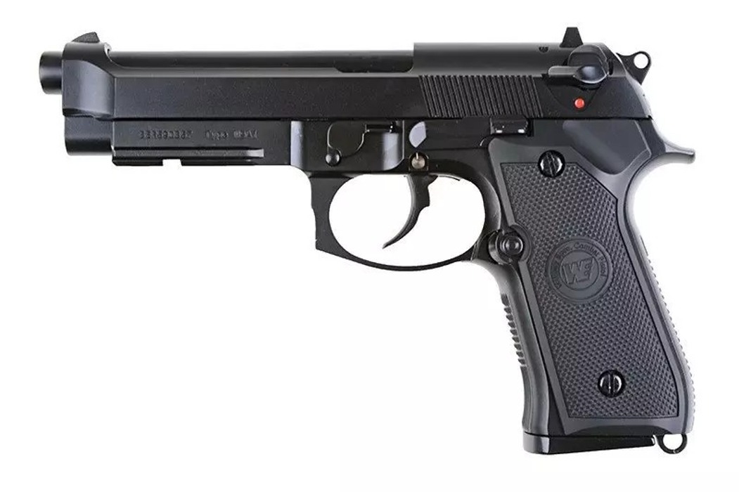 Пистолет Beretta M9A1 v.2 GBB Black Full Metal фото 1