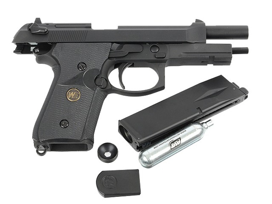 Пістолет Beretta M9 Marine CO2 Black Full Metal [WE] фото 11