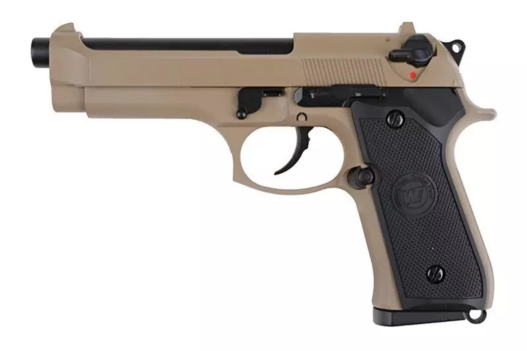 Пистолет Beretta M92 CO2 Tan/Black Full Metal [WE] фото 1