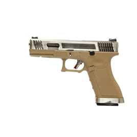 Пістолет G-Force 17 SV Silver Barrel Metal Version GBB [WE]