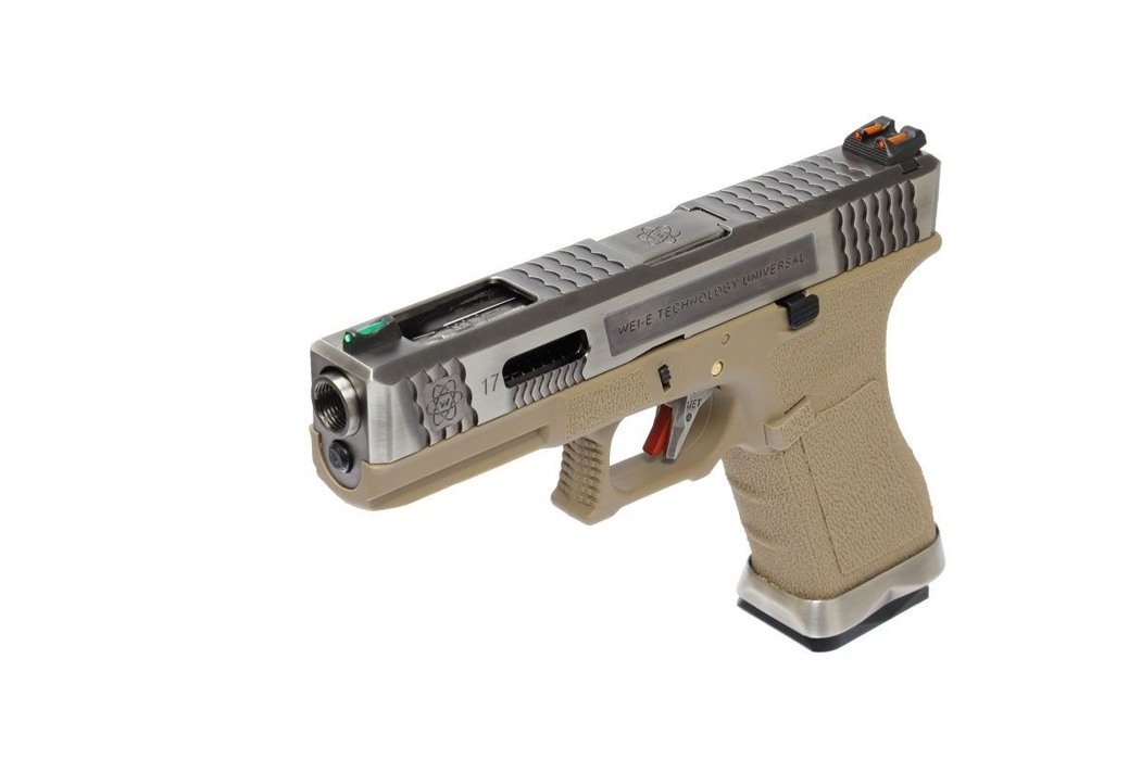 Пистолет G-Force 17 SV Silver Barrel Metal Version GBB [WE] фото 3