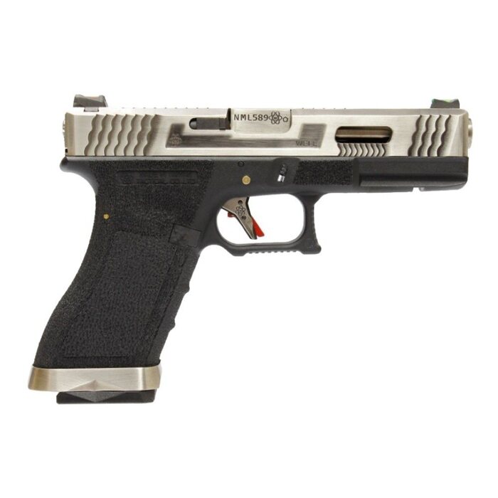 Пистолет Glock 18 Force T7 Metal Green Gas WE фото 2
