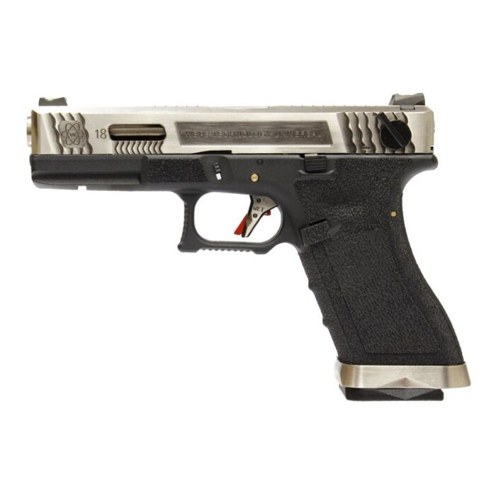 Пистолет Glock 18 Force T7 Metal Green Gas WE фото 1