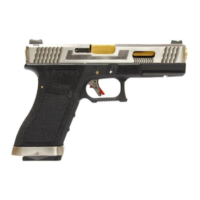 Пістолет Glock 18 Force T3 Metal Green Gas WE фото 2
